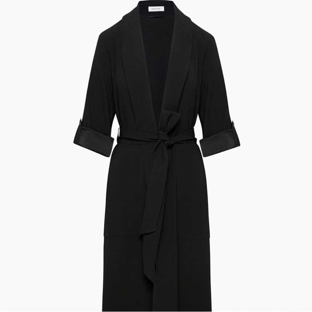 Aritzia Classic Black Women's Robe